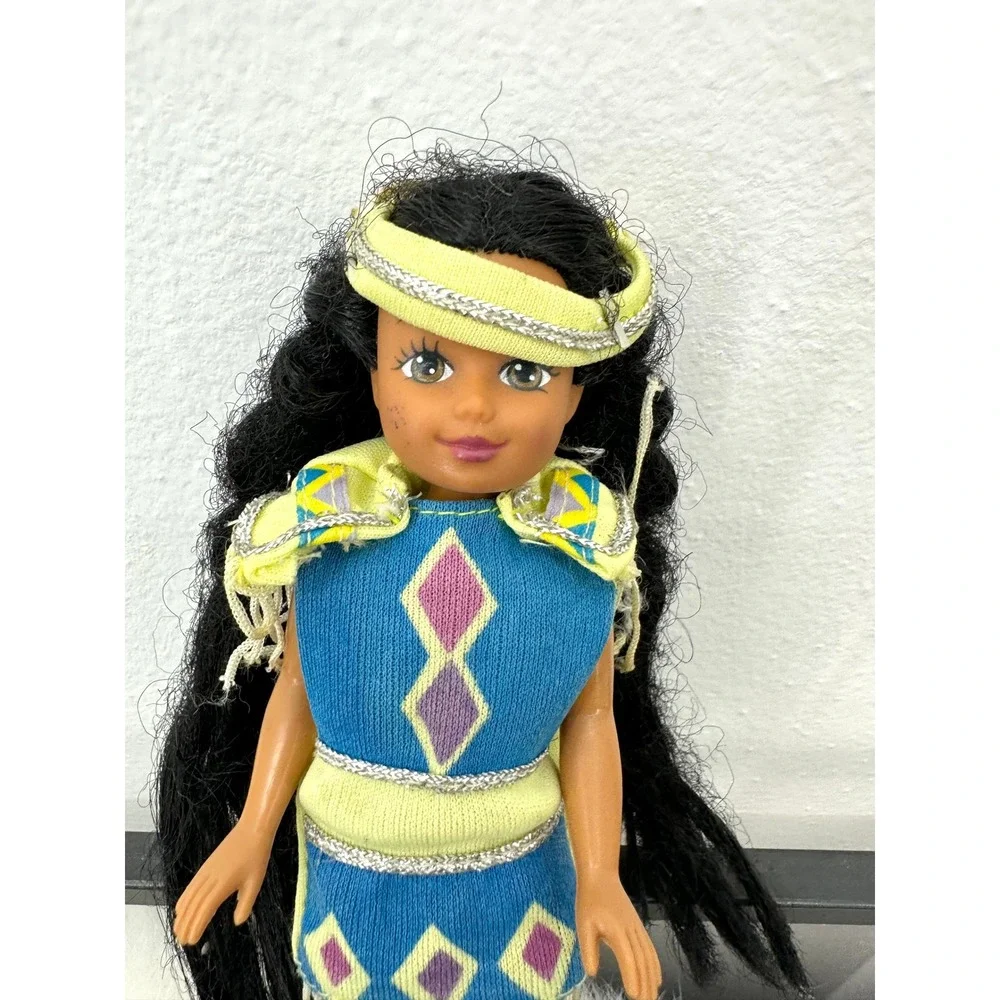 Vintage Kid Kore Heartland Dancing Brook Doll Native American yellow